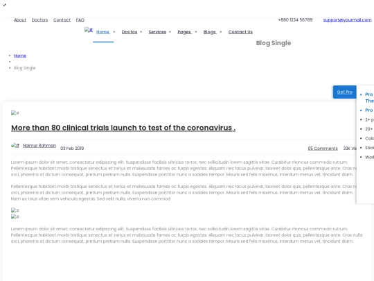 blog-single screenshot