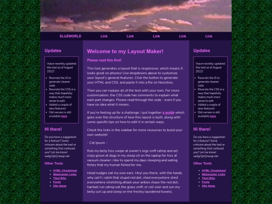 test screenshot