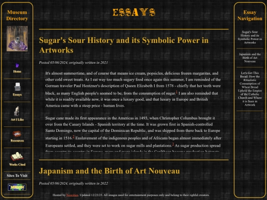 essays screenshot