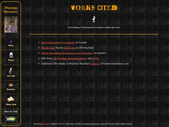 workscited screenshot