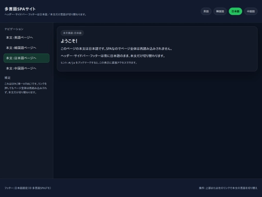 Any/Auto/spa screenshot
