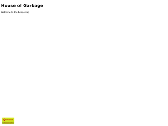 garbage/user-reports-v-garabage screenshot
