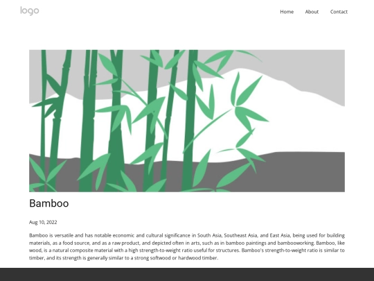 nice/blog/bamboo screenshot