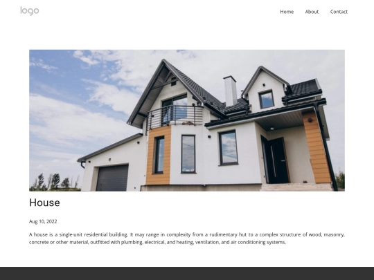 nice/blog/house screenshot