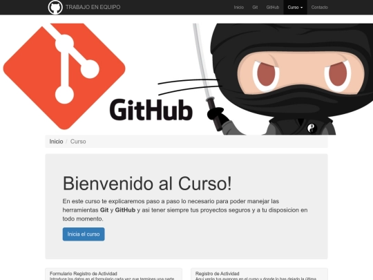 Curso/inicio screenshot