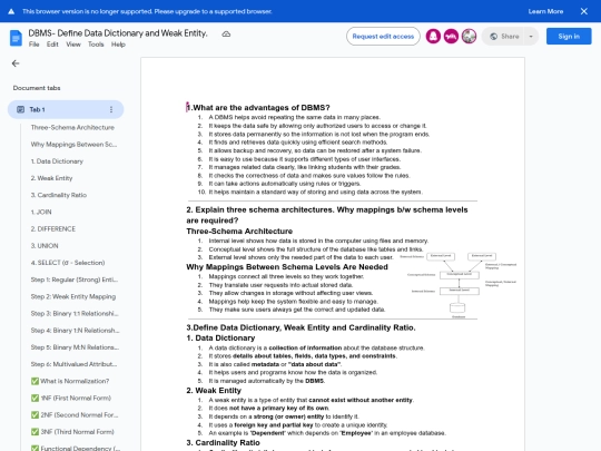dbms screenshot