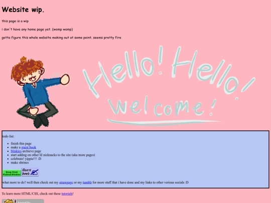 not_homwpage screenshot