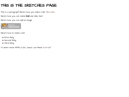 pages/sketches screenshot