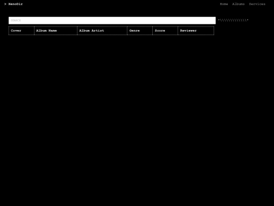 AlbumsList screenshot