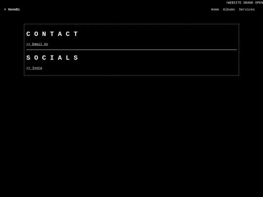 services screenshot