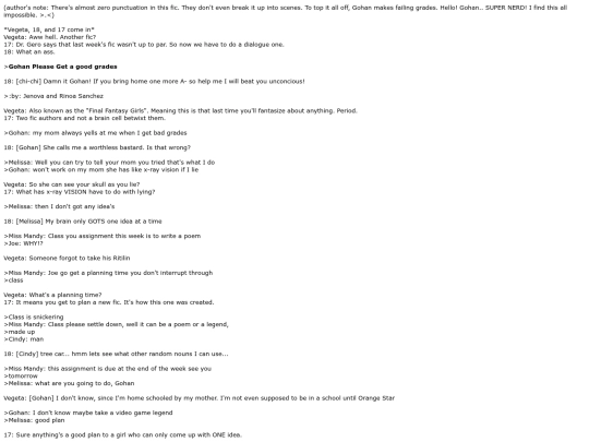 sephyotaku/fics/gohan screenshot