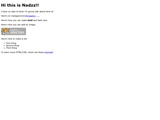 index screenshot