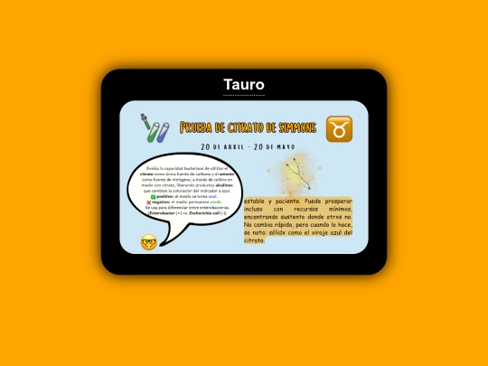 pruebas bioquímicas/tauro screenshot