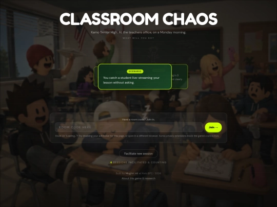 classroomchaos screenshot