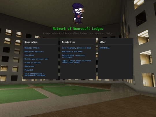 links screenshot