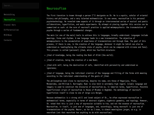 neurosufism screenshot