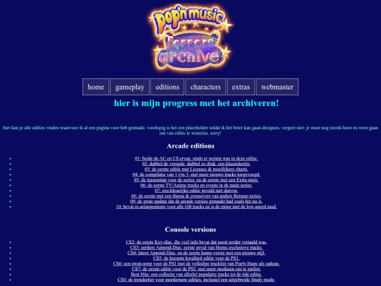 games/game index screenshot