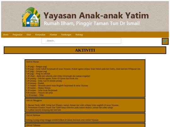 aktiviti screenshot