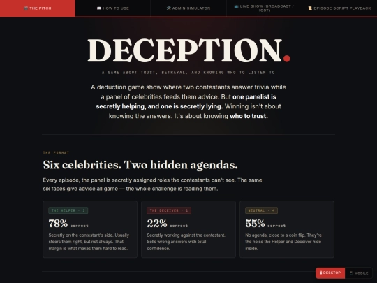 Deception screenshot