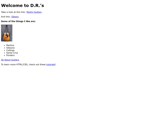 index screenshot