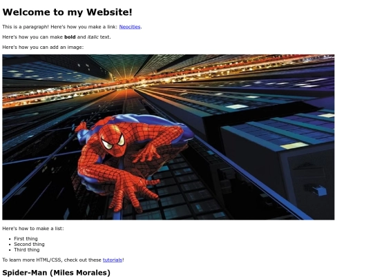 index screenshot