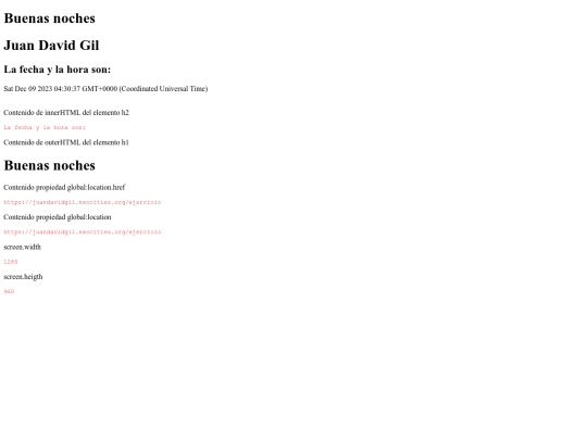 ejercicio screenshot