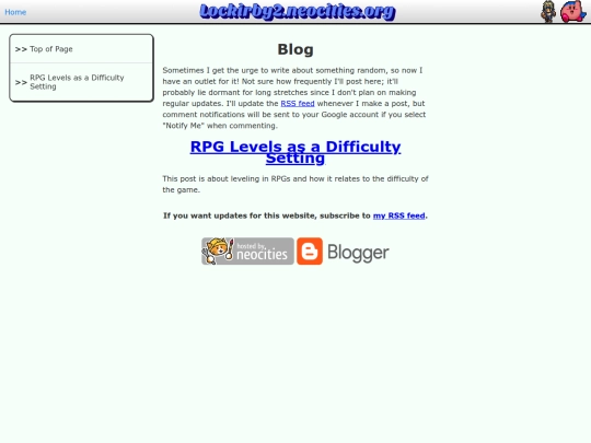 blog screenshot