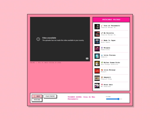 playlist screenshot