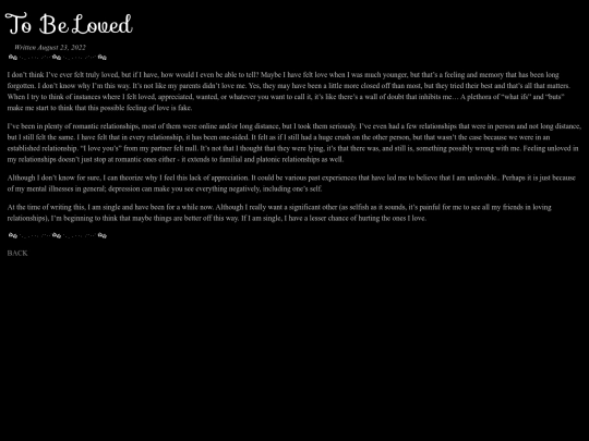 journal/to-be-loved screenshot