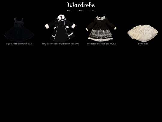 wardrobe screenshot