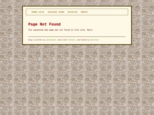 blog/not_found screenshot