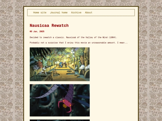 blog/posts/2025-01-05-Nausicaa-Rewatch screenshot