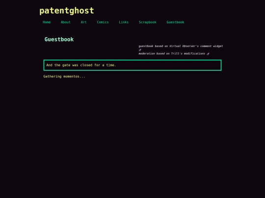guest/guestbook screenshot