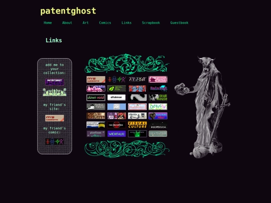 site-links/links screenshot