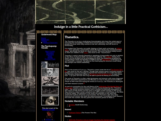 thanatica screenshot