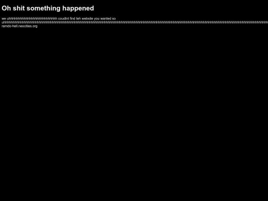 not_found screenshot