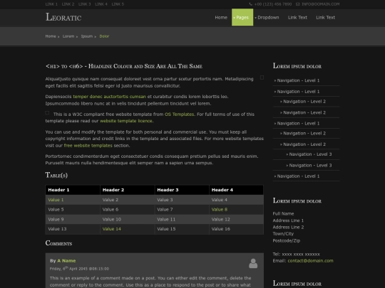 Pages/sidebar-right screenshot