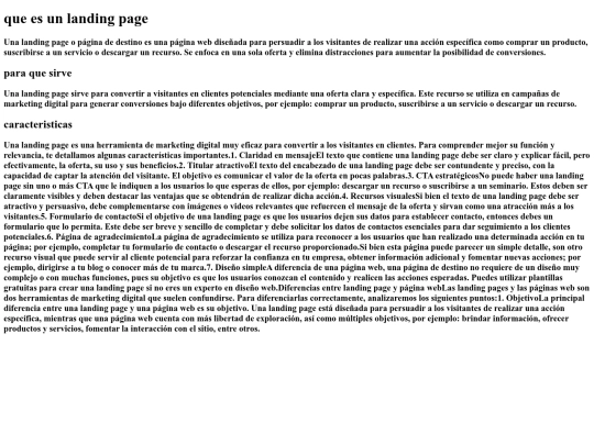 landingpage screenshot