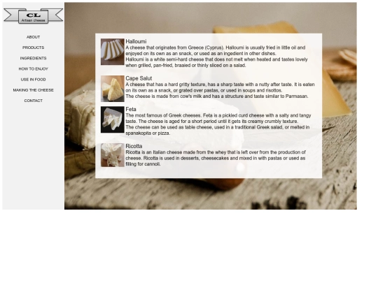 products screenshot