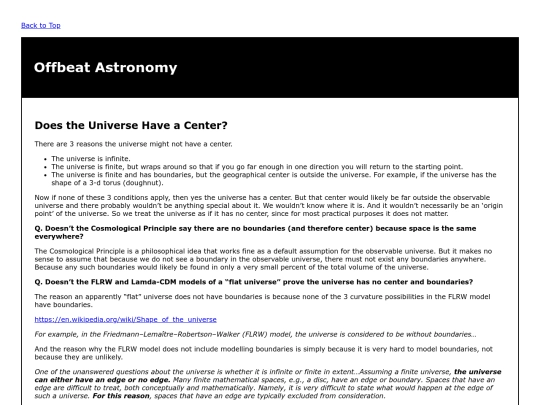 universecenter screenshot