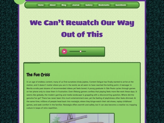 Blog/play/play screenshot