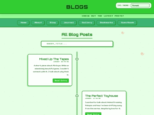blog screenshot