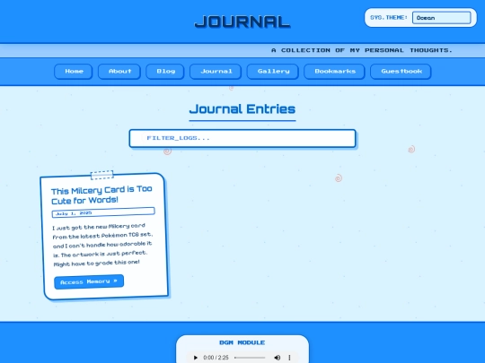 journal screenshot