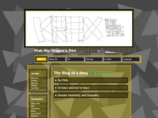 Beta-Version/blog screenshot