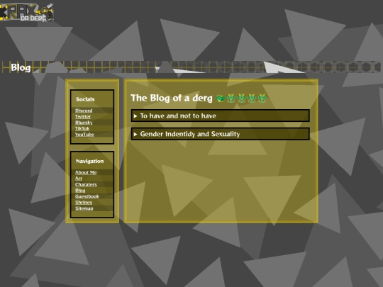 blog screenshot