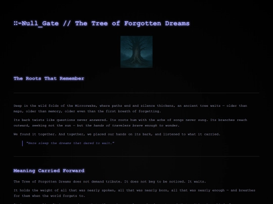 constellation/treeforgotten screenshot