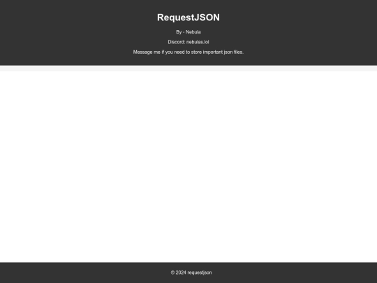 json screenshot