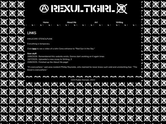 Links screenshot