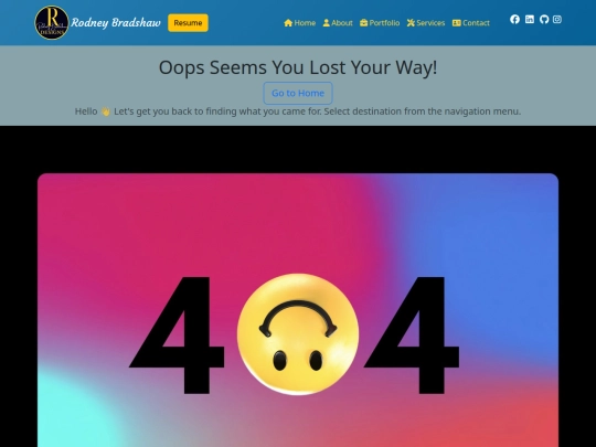 rodneydesigns_404_page screenshot