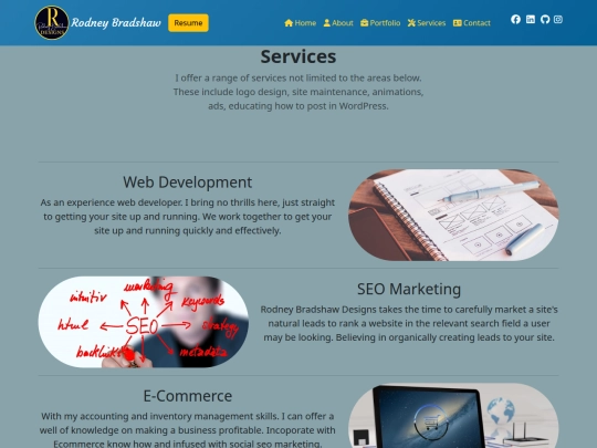services screenshot